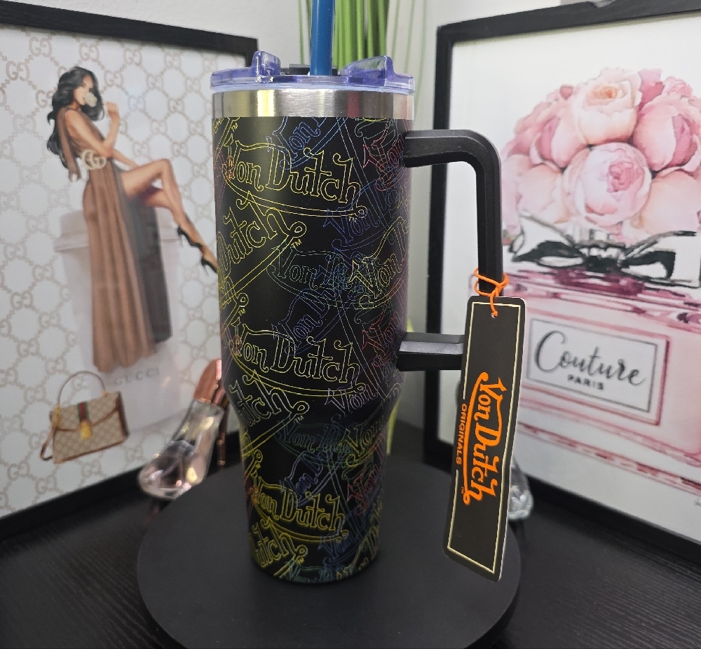 Von Dutch Black Logo Tumbler - Picture 2 of 4